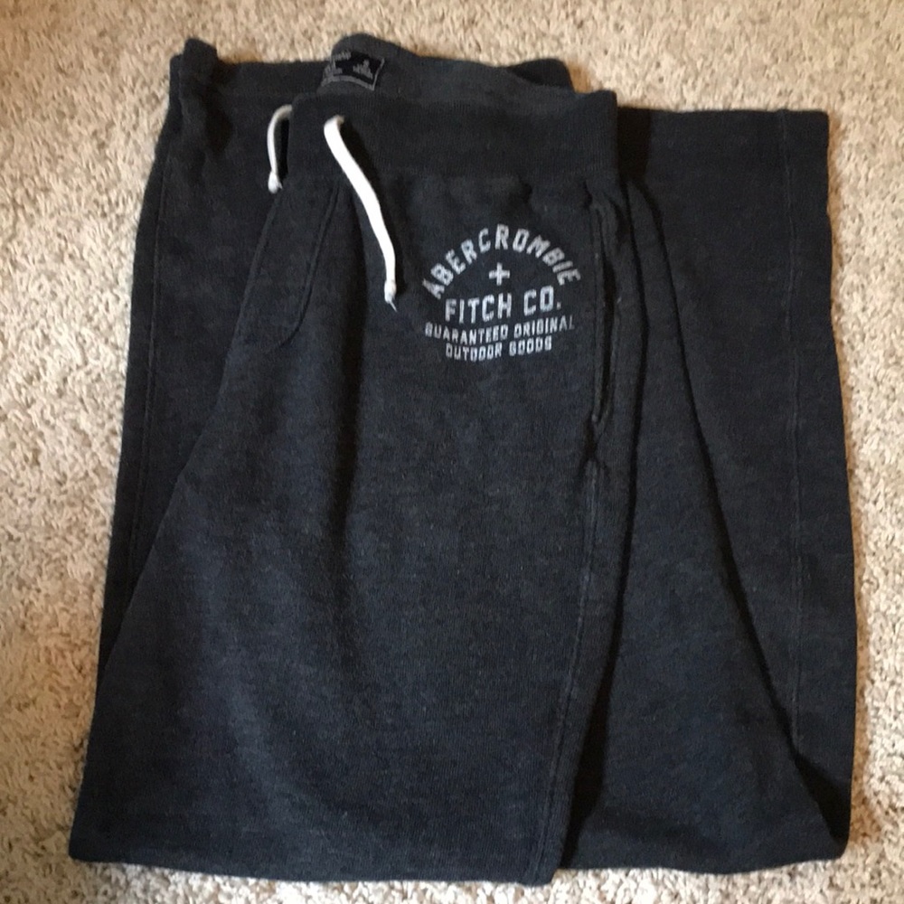Gray Abercrombie sweatpants